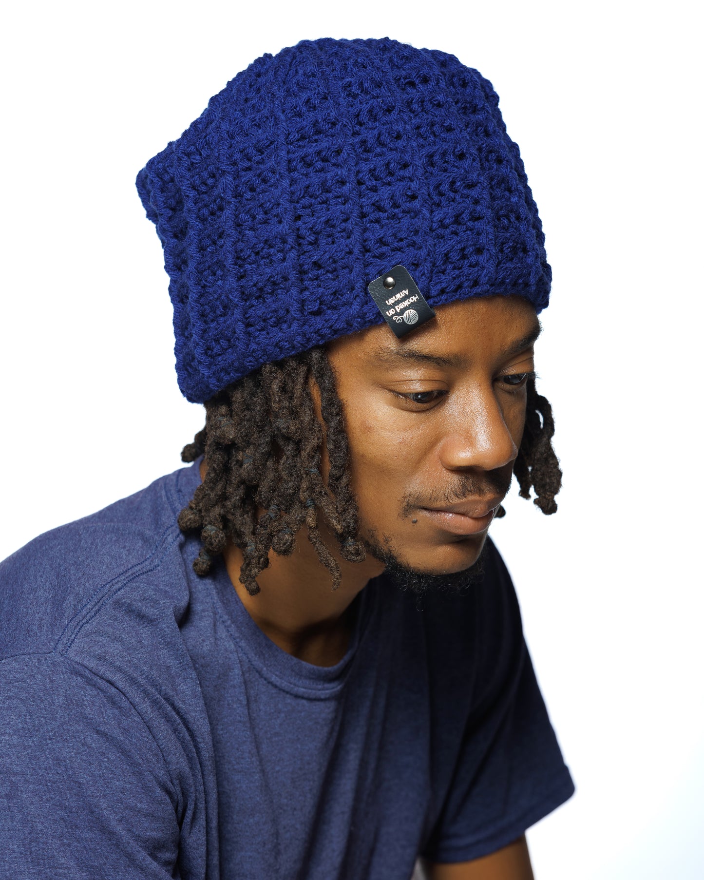 "Waffle Stitch" Beanie W/O Pom Pom