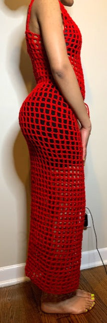 Mesh Cover-Up Dress